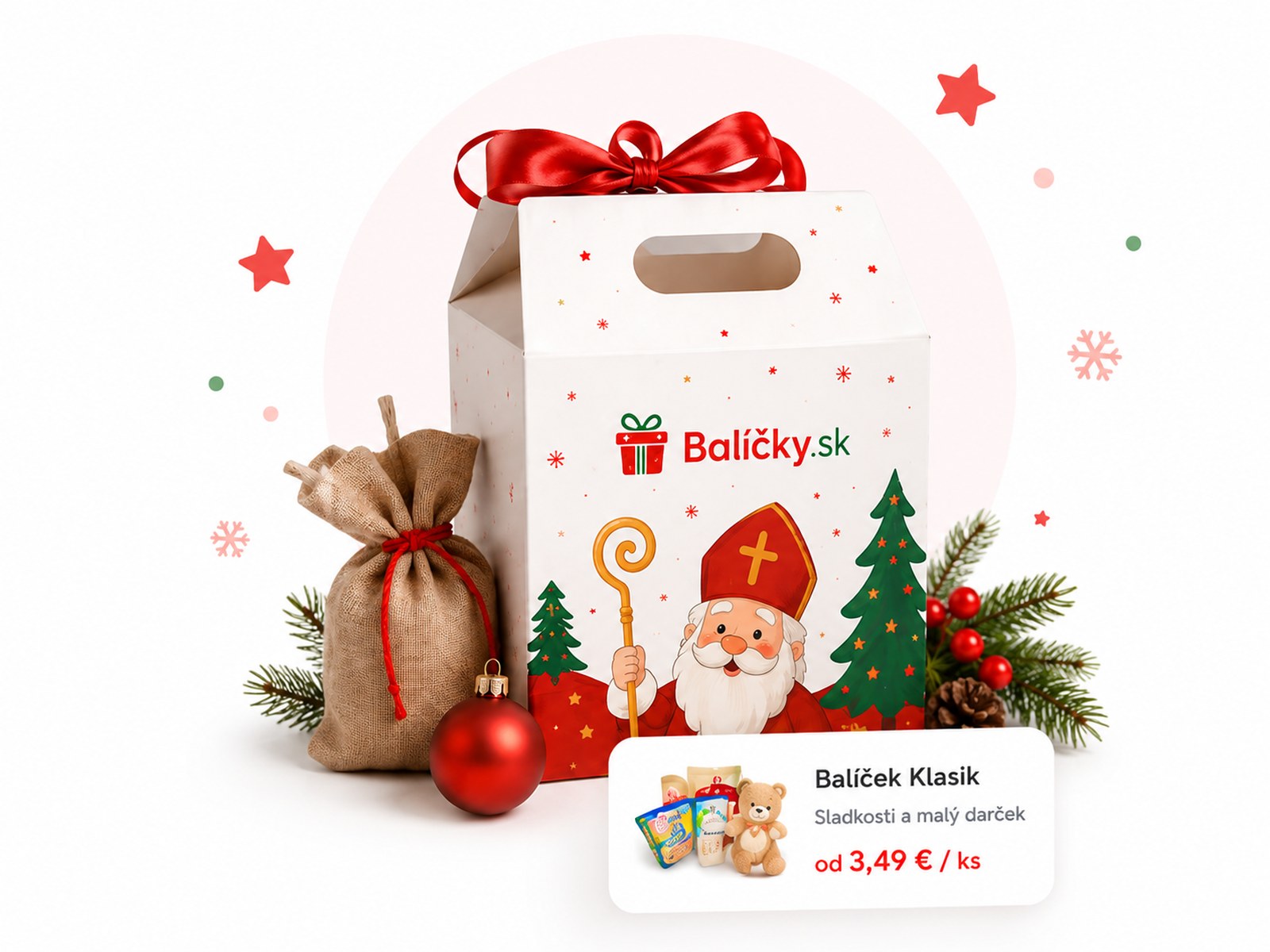 Mikulášske balíčky na mieru pre školy, škôlky a obce